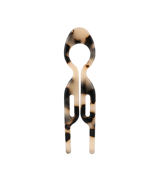 French hairpin S beige zwart