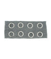Haarband grote studs grijs