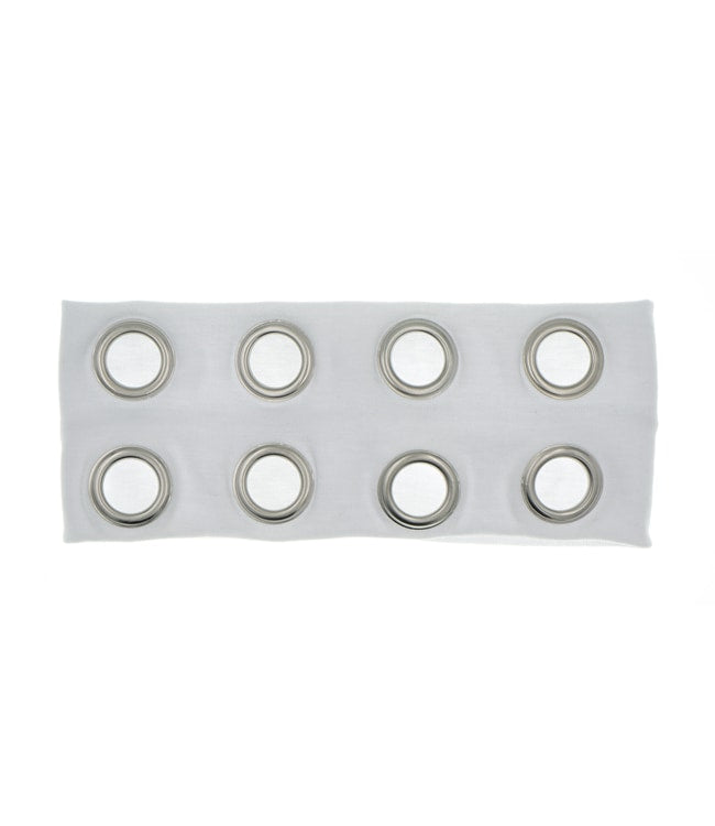 Haarband grote studs wit