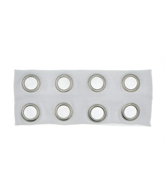 Haarband grote studs wit