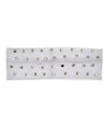 Haarband kleine studs wit