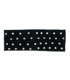 Haarband kleine studs zwart