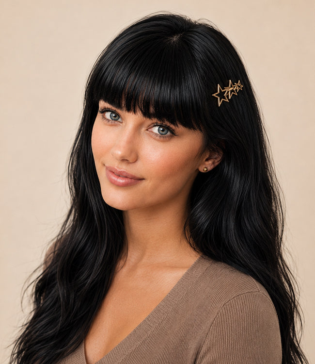 Haarclip luxe sterren goudkleurig