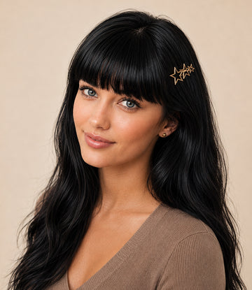 Haarclip luxe sterren goudkleurig