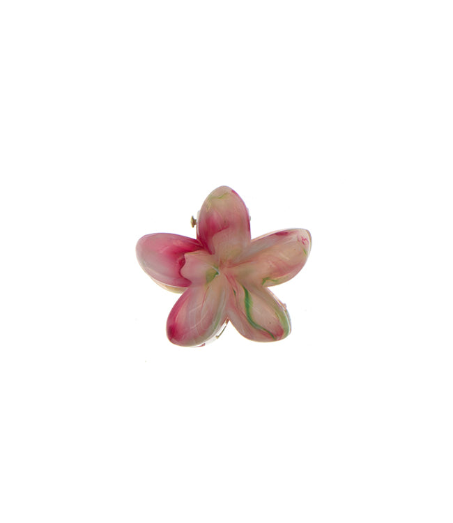 Haarklem sterbloem mini marmerlook multicolor