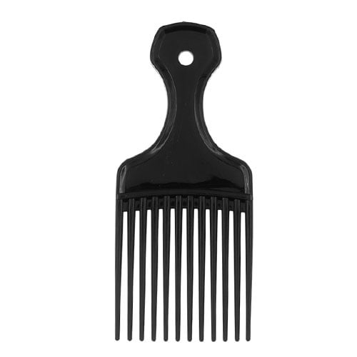 Afro kam neutraal model kleur zwart