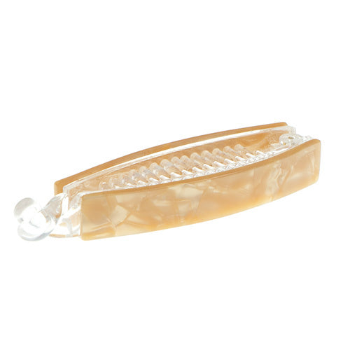 Bananenklem met beige marmerlook