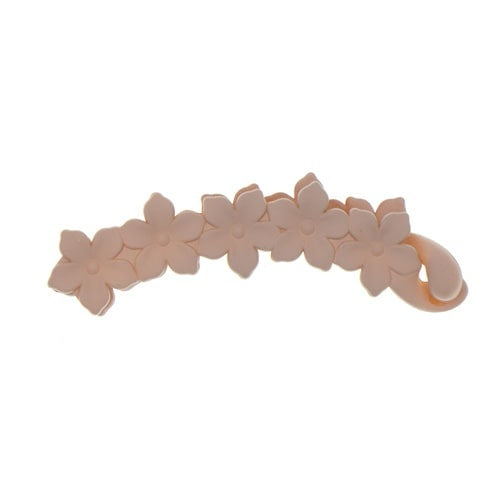 Bananenklem bloemen beige