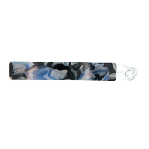 Bananenklem marmerlook blauw zwart