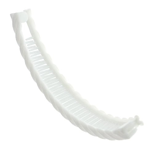 Bananenklem sierlijke rand wit
