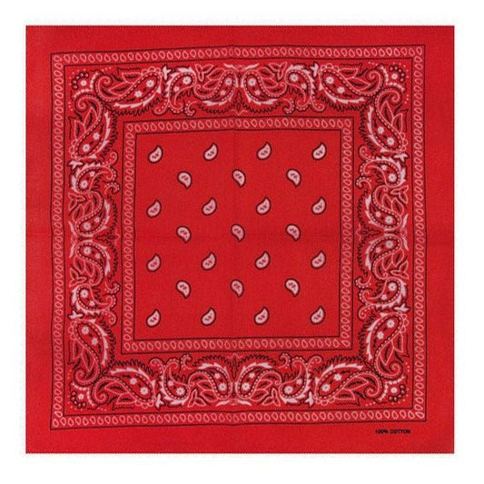 Bandana patroon rood wit