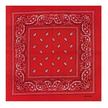 Bandana patroon rood wit