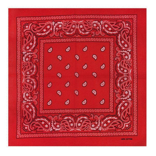 Bandana patroon rood wit