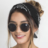 Bandana patroon zwart wit