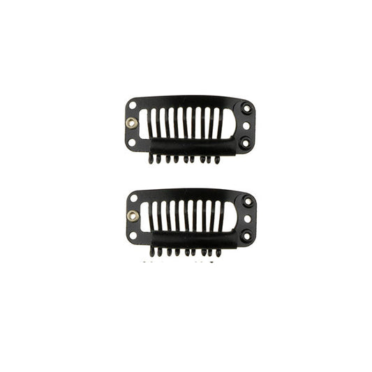Clip in clips twee stuks zwart