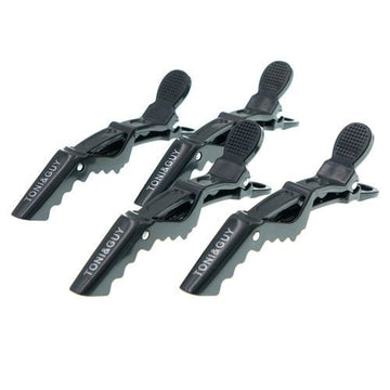 Crocodile haarklem zwart 4 stuks