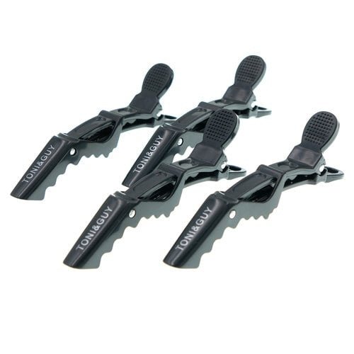 Crocodile haarklem zwart 4 stuks