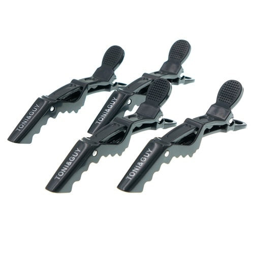 Crocodile haarklem zwart 4 stuks