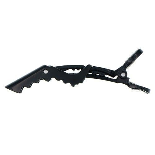 Crocodile haarklem zwart 4 stuks