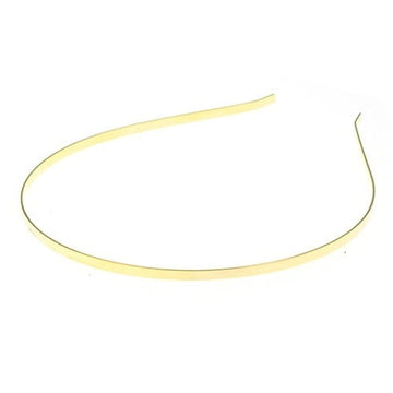 Diadeem basic metaal goudkleurig