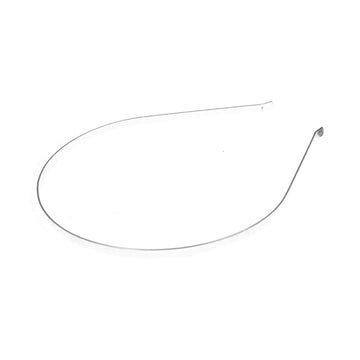 Diadeem basic metaal zilverkleurig