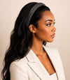 Model Diadeem diamand bruinkleurig