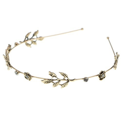 Diadeem goudkleurig rozen