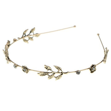 Diadeem goudkleurig rozen