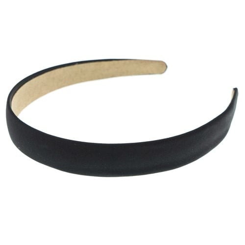 Diadeem model strak kleur zwart