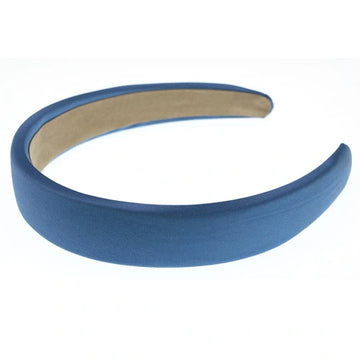 Diadeem satijn blauw