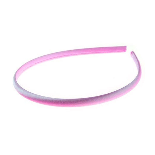 Diadeem satijn glans smal roze