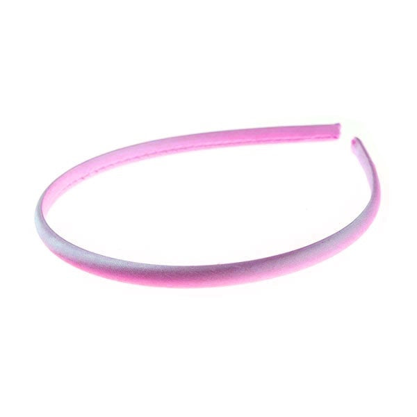Diadeem satijn glans smal roze