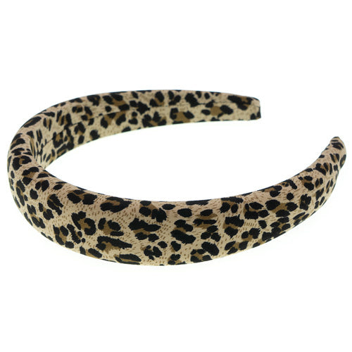 Diadeem stof panterprint