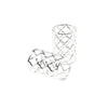 Dreadlock bead cuff 2 stuks vormen zilverkleurig XL