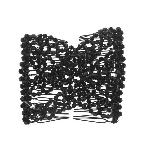 EZ comb met kralen zwart