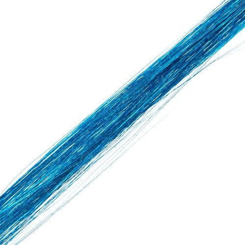 Haar glitter extension blauw