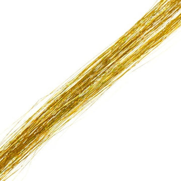 Haar glitter extension goudkleurig