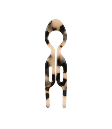 French hairpin S beige zwart