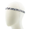 Haarband elastisch sport zwart/wit