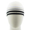 Haarband elastisch sport zwart/wit/grijs 4 stuks