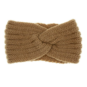 Haarband gebreid Me Lady beige