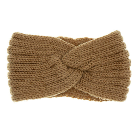 Haarband gebreid Me Lady beige