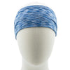 Haarband gestreept elastisch blauw