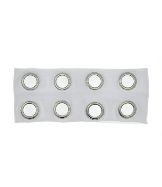 Haarband grote studs wit
