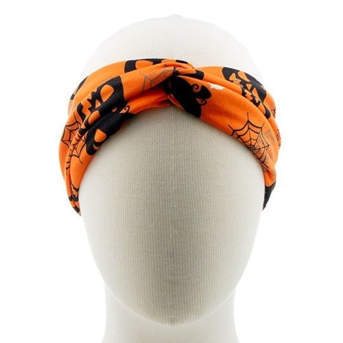 Haarband Halloween pompoen oranje