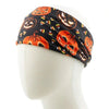Haarband Halloween pompoen zwart