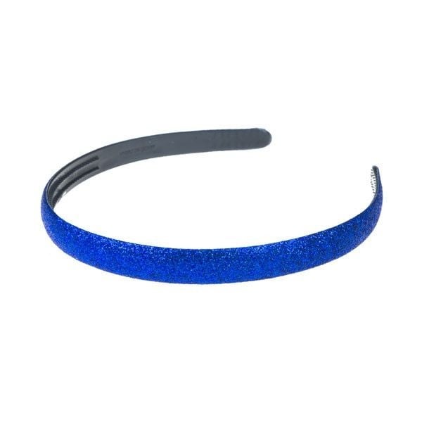 Donkerblauwe glitter diadeem