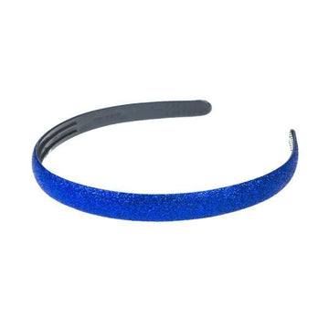 Donkerblauwe glitter diadeem