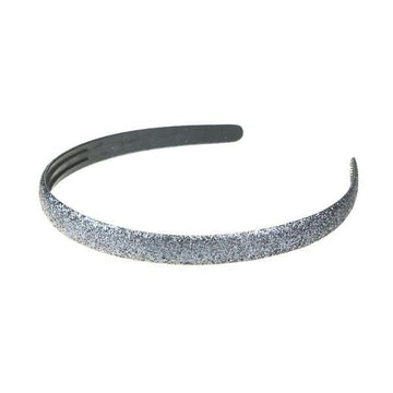 Zilverkleurige glitter diadeem
