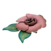 Haarbloem leer Urban Hippies licht roze